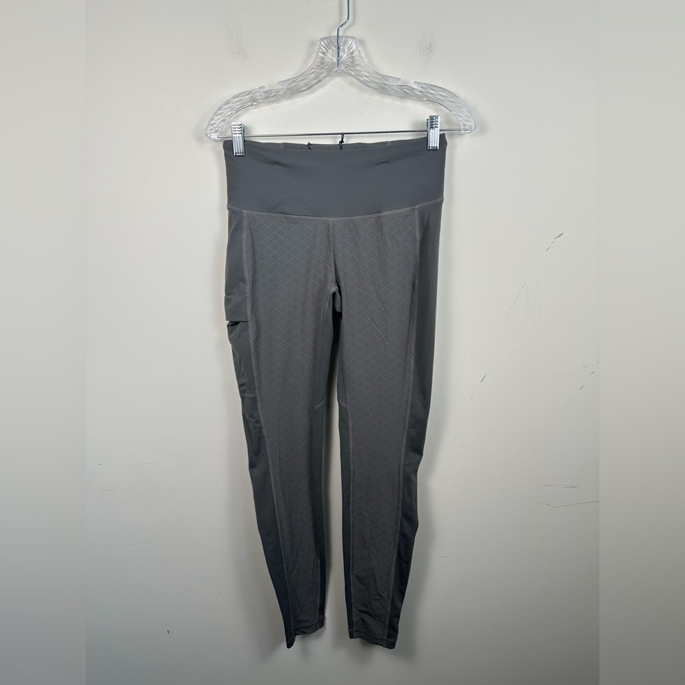 Kuhl Transcendr Leggings Women Small‎ Gray NWT Hiking Workout Textured Ankle